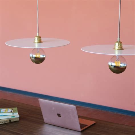 Globo Tige Lampe à Suspension Avec Tige En Laiton Design moderne Slide