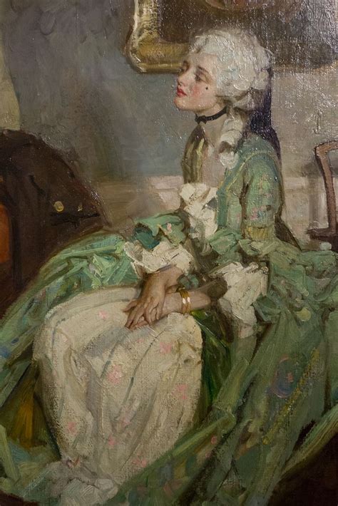 'Old Fashion' (close-up) - by Dean Cornwell 1925 (oil on canvas) | Art of the Great Illustrators ...