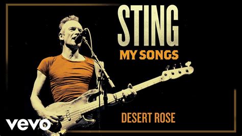 Sting - Desert Rose (Audio) - YouTube