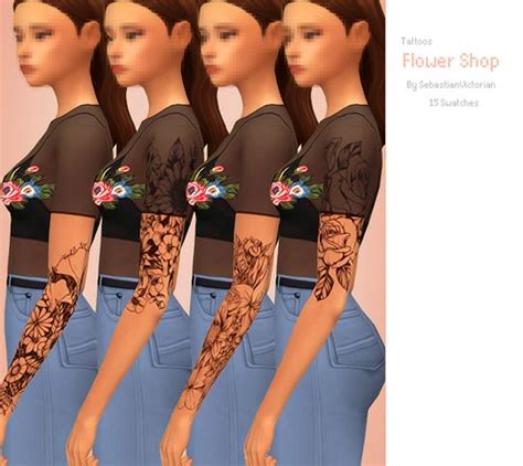 Pin by Badabing Badabong on The Sims 4 CC | Sims 4 tattoos, Sims 4, Sims 4 mm