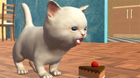 Kitten Home Adventure Craft Simulator 3D: Crazy Kitty Cat Evolution Games Free For Kids 2018 ...