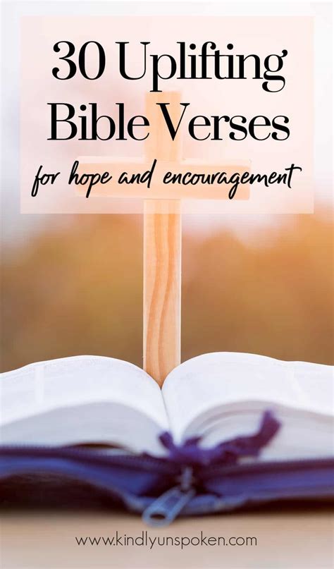 30 Uplifting Bible Verses for Strength & Encouragement - Kindly Unspoken