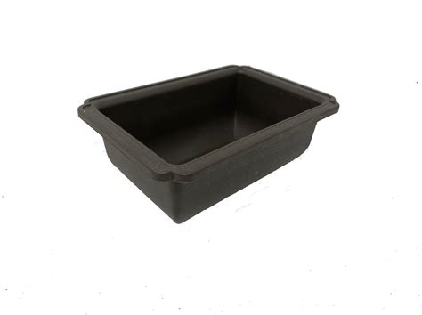 13cm Plastic Bonsai Pot in Black - Bonsai2U