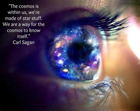 The cosmos is within us, we're made of star stuff. We are a... | Carl Sagan Picture Quotes ...