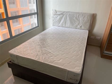 Brand new double size Bed with matress, Furniture & Home Living ...