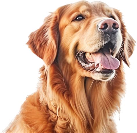 Golden Retriever with . 24589179 PNG