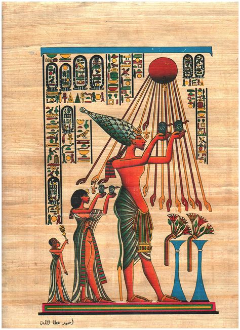 Buy Papyrus 100% Authentic Egyptian Original Hand Painted Painting ...