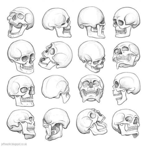 Skull Drawing Tutorial#drawing #skull #tutorial | Schädelzeichnung, Zeichnungen schädel ...