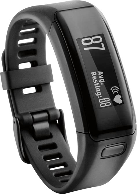 Garmin Vivosmart HR Activity Tracker + Heart Rate Black 010-01955-06 ...