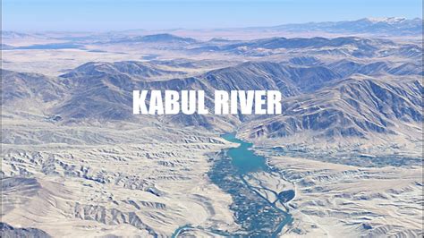 Kabul River full length aerial view in 3D Kabul River Afghanistan and Pakistan. - YouTube