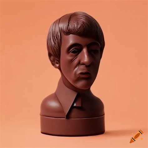 Chocolate sculpture of the beatles as album cover on Craiyon