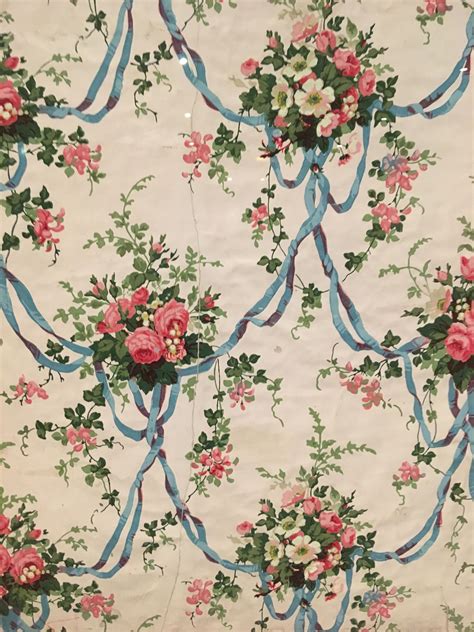 Victorian 1860s Sanderson wallpaper | Vintage floral wallpapers ...