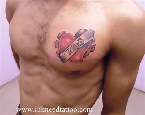 heart with letter tattoo – Site Title