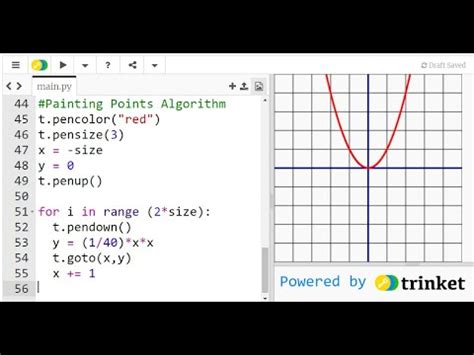 Python Day 10: Graphing the Equation Algorithm - YouTube