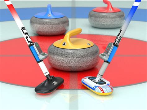 Curling Set 3D model | CGTrader