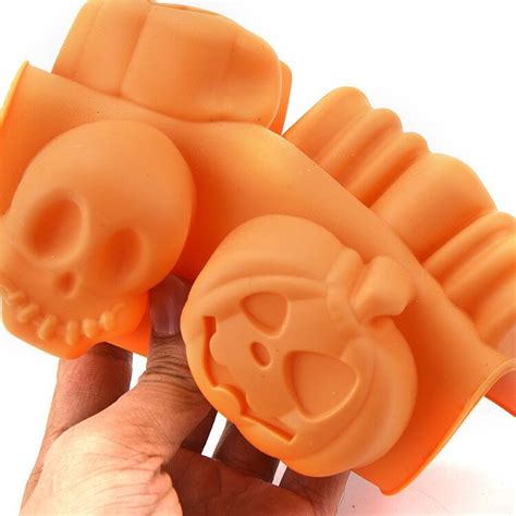 Halloween Silicone Baking Chocolate Mold 6 Cavities Pumpkin - Etsy