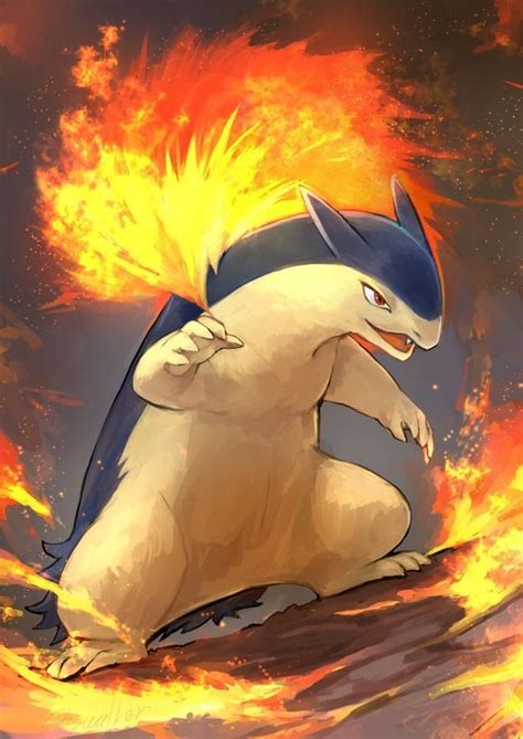 Typhlosion | Fan art pokemon, Arte pokemon, Pokemon genial