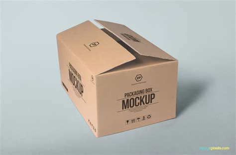 Different Sides and Positions of a Packaging Box Mockup Free Download ...