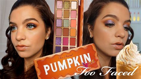 NEW Too Faced Pumpkin Spice Palette Review 🥧 - YouTube