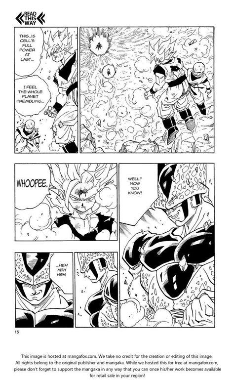 Cell vs Gohan | Dragon ball, Dragon ball super manga, Dbz manga
