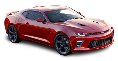 Download Chevrolet Camaro Cherry Red Car PNG Image for Free