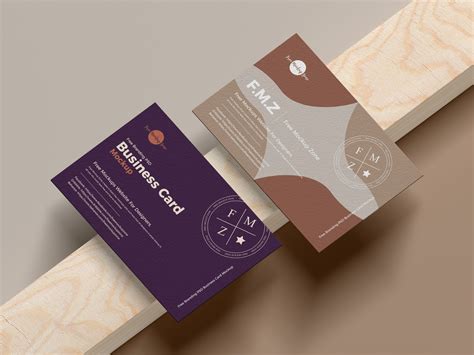 Free Elegant Branding Business Card Mockup — Free Mockup World