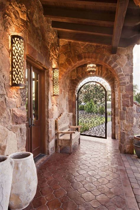 Timeless Old World Hacienda Entryway