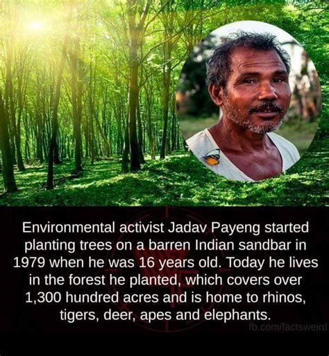 Jadav Payeng, environmental activist | Environmental activist ...