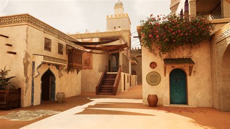 Moroccan, Medieval Desert, Middle Eastern Houses and Props in Props - UE Marketplace
