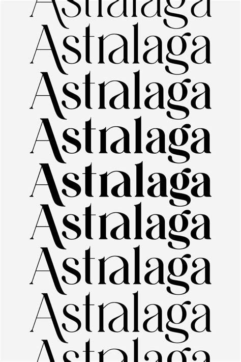 Astralaga - Elegant Font Family + 4 Free Logos in 2021 | Elegant font, Typography design, Typography