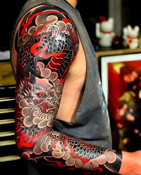 Image may contain: one or more people and shoes | Japanese sleeve tattoos, Japanese tattoo, Best ...