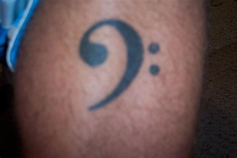 Bass Clef Tattoo by drbassman on DeviantArt