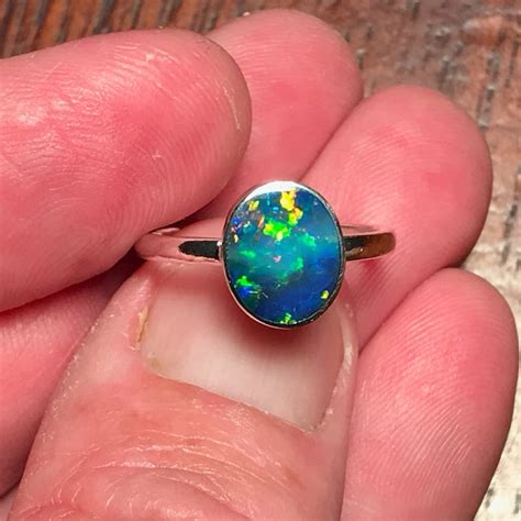 Coober Pedy Opal Ring - Etsy
