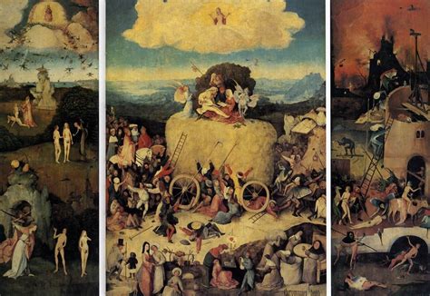 The Haywain Triptych - Hieronymus Bosch (~1516) : r/Art