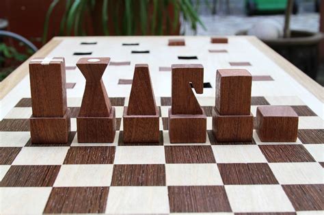 Congo Squares Bench: A Seat and Chess Board in One | Chess board, Diy ...