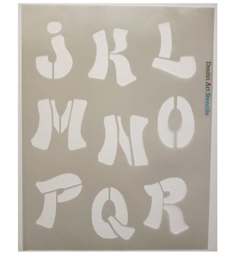 Stencil Alphabet Graffiti Letters Painting Tool. Easy to Use. - Etsy