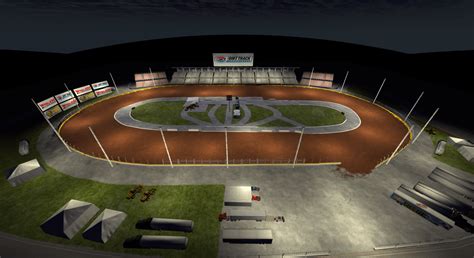 I remade the Charlotte dirt track into a real race track. : BeamNG