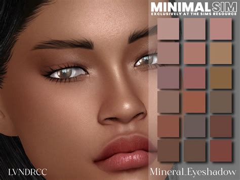 The Sims Resource - MinimalSim_Mineral_Eyeshadow Neutral Eyeshadow ...