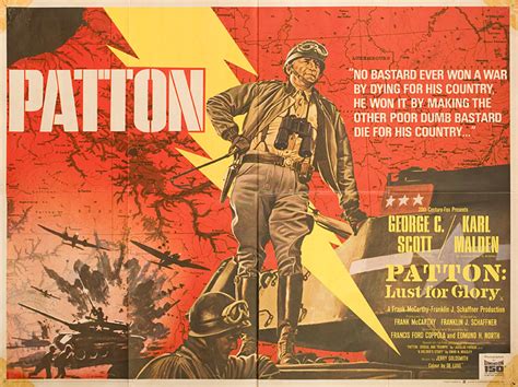 Patton Original 1970 British Quad Movie Poster - Posteritati Movie ...