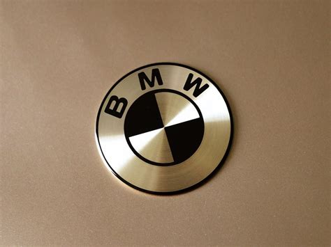 BMW Emblem From Brass / Black and Gold BMW Logo Made of Very - Etsy