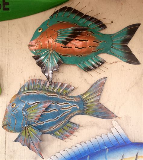 Metal Fish Wall Art Southwestandtropical.com | Metal fish wall art, Fish wall art, Art