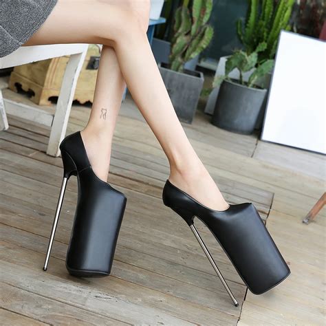 Drop Shipping Sexy 30cm Ultra High Thin Heels 8 Inch Platform Shoes ...