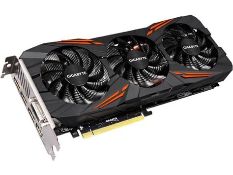 GIGABYTE GeForce GTX 1070 DirectX 12 GV-N1070G1 GAMING-8GD R2 Video ...