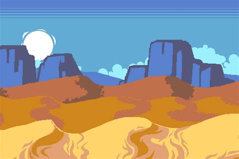 Desert 2D Tileset Pixel Art - CraftPix.net in 2021 | Pixel art, Art, Pixel