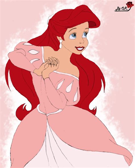 Ariel Pink Dress by Carrie-Rose on DeviantArt