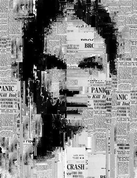 Newspaper art – Rhetoric & Composition I Glitch Kunst, Generative Kunst ...