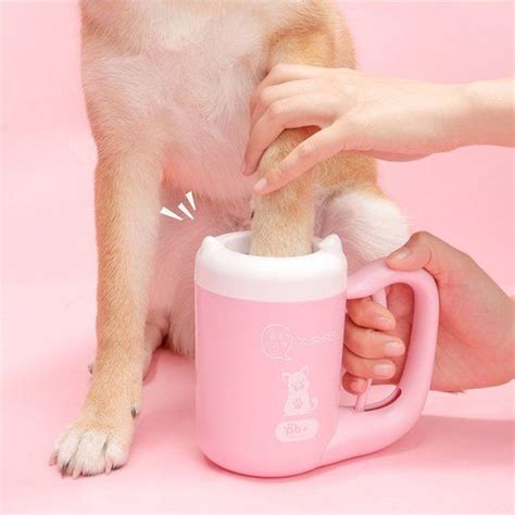 Manual Spining Portable Dog Paw Cleaner Soft Silicone Pet - Etsy | Paw ...