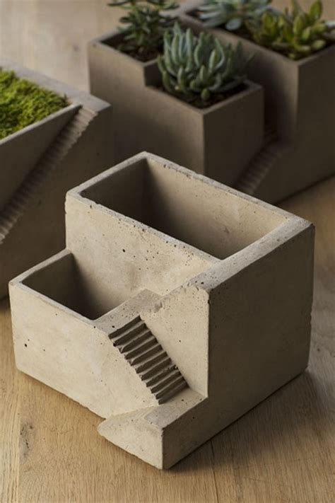 Cement Art, Concrete Art, Concrete Design, Concrete Planters, Garden Planters, House Planter ...