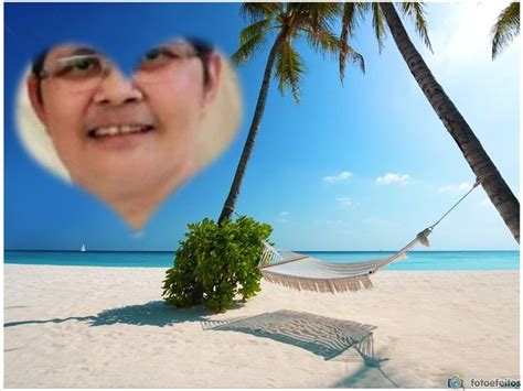 Cartão postal para colocar sua foto em formato de coração em uma ilha paradisíaca. - fotoefeitos ...