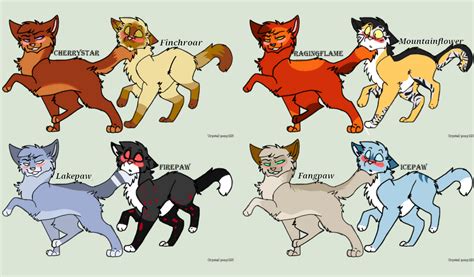 Warrior Cat Mate Contest Entry by Ask-Mountainclaw on DeviantArt